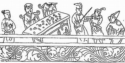 中国最早有纪年的戏曲演出石刻：荥阳宋墓石棺杂剧图